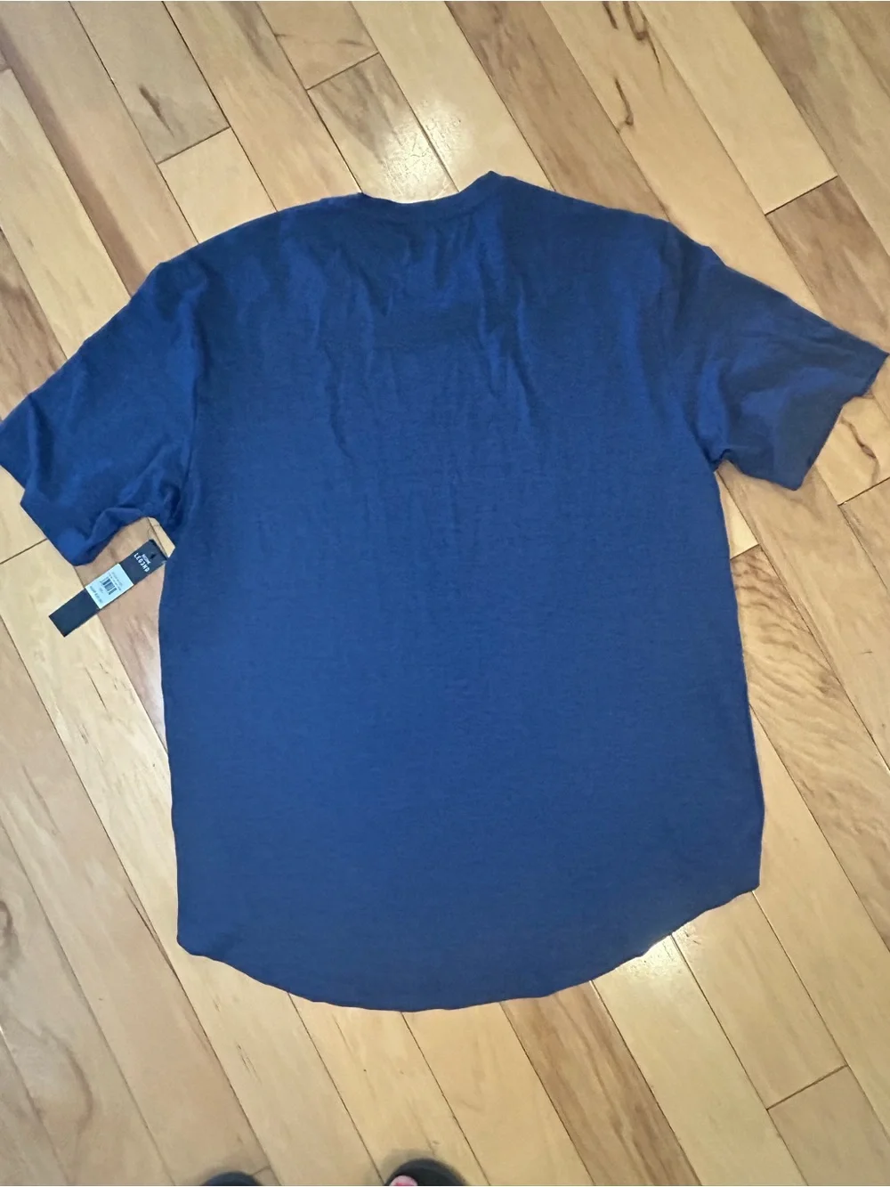 NWT Leg3nd Men’s Crew Neck Stretch Moisture Wicking T-Shirt Dk. Navy Blue - Picture 6 of 8